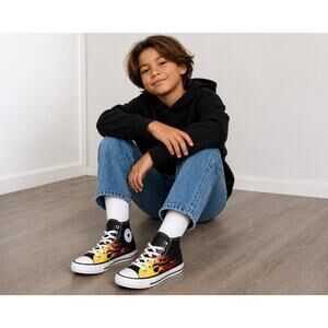 Converse Flame High Top Sneakers Kids 1 🔥